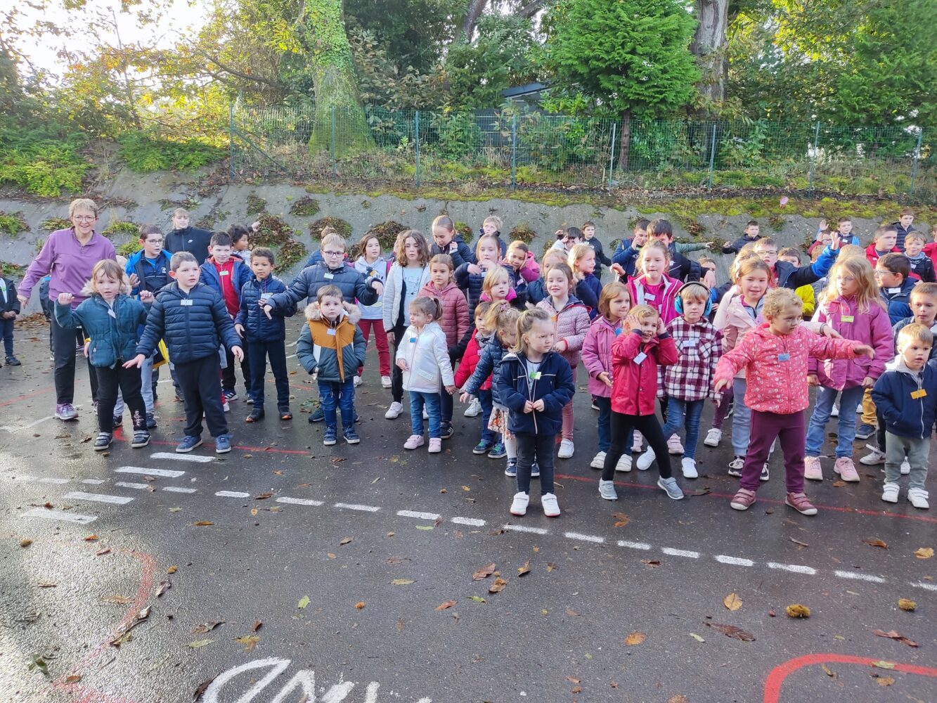 Rencontre sportive avec les écoles de Duault et Plésidy